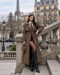 Trench Coat Elegant për Femra💖