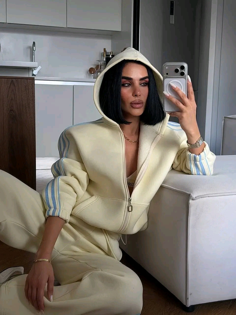 Set Sportiv Cream Blue – Lunea Official 🤍