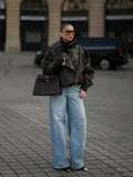 Xhaketë Leather Look – Elegancë Urbane 🖤