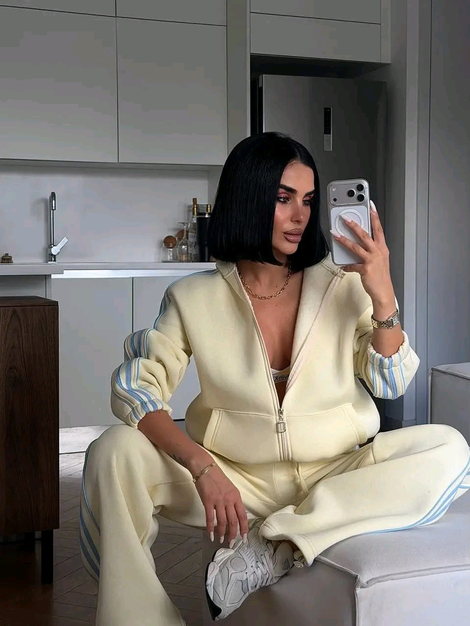 Set Sportiv Cream Blue – Lunea Official 🤍